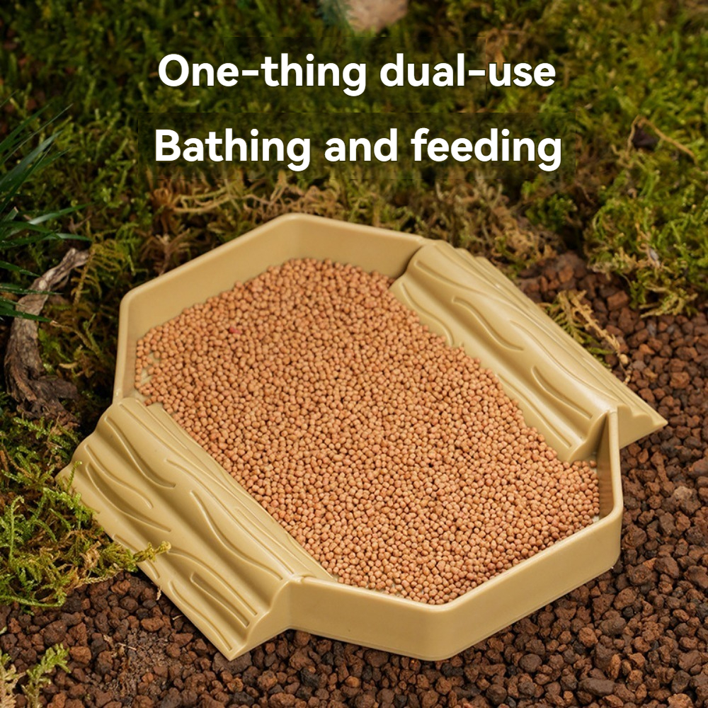 Yellow edge turtle bath basin  - Water Dish Reptile recension och pris
