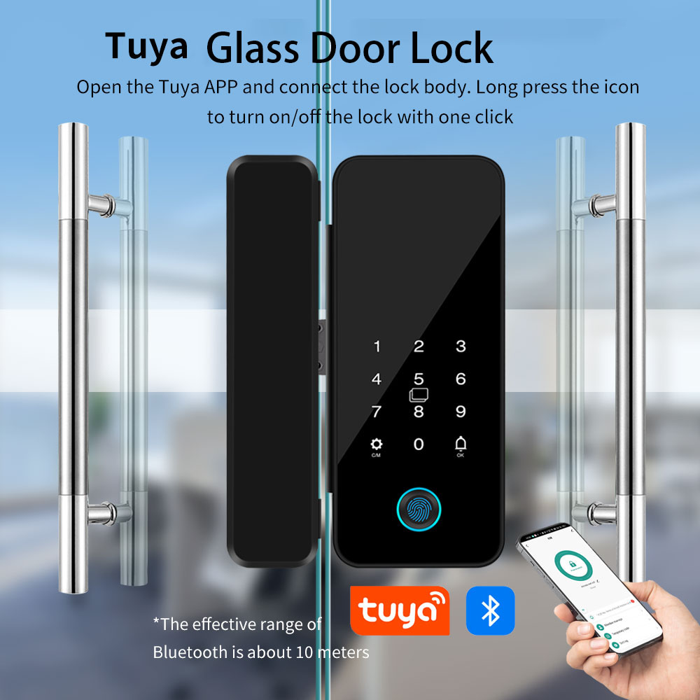 B16 Tuya APP Bluetooth Glass D - Glass Door Hinge recension och pris