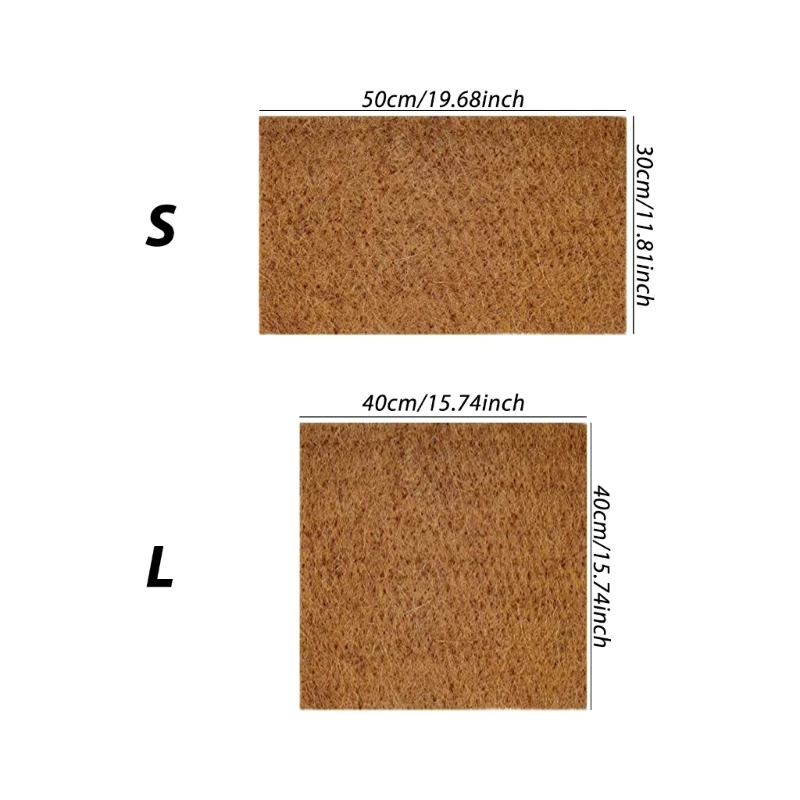 Pack Of 4 Natural Coconut Fibe - Substrate Coconut Fiber recension och pris