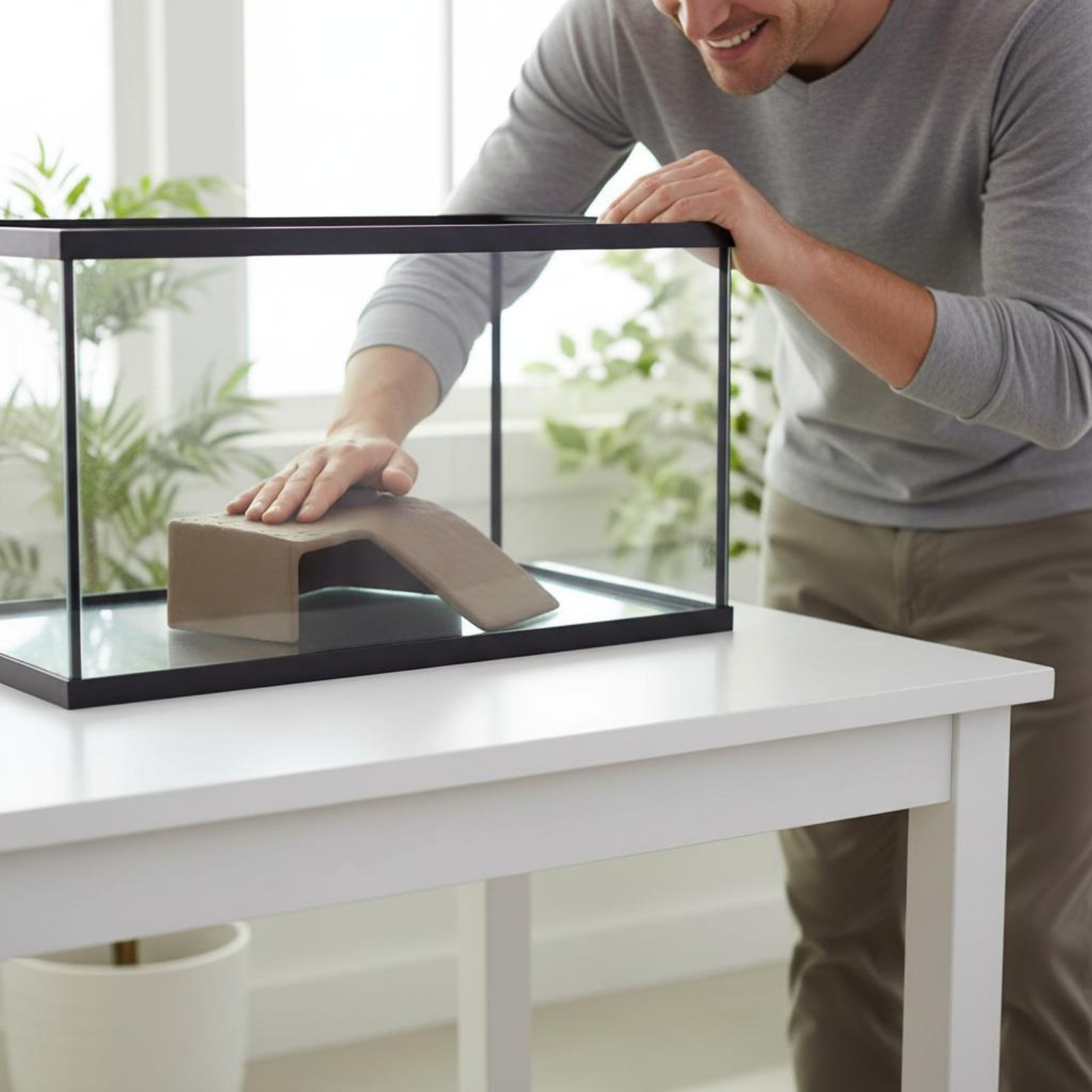 Basking Cave Platform Two-Way  - Hide Cave Ceramic recension och pris