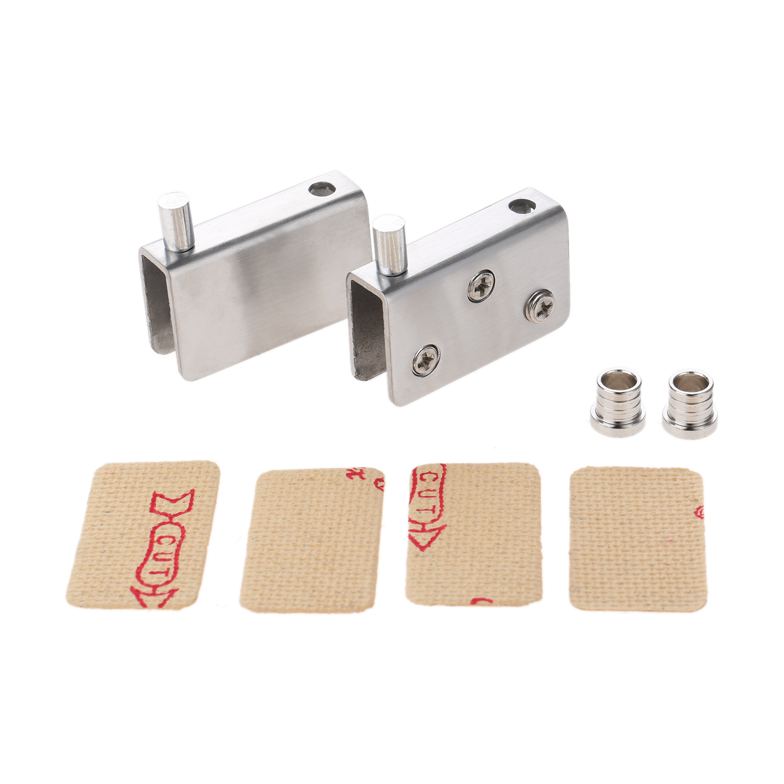 2 Pcs Glass Shelf Clamp Pivot  - Glass Door Hinge recension och pris