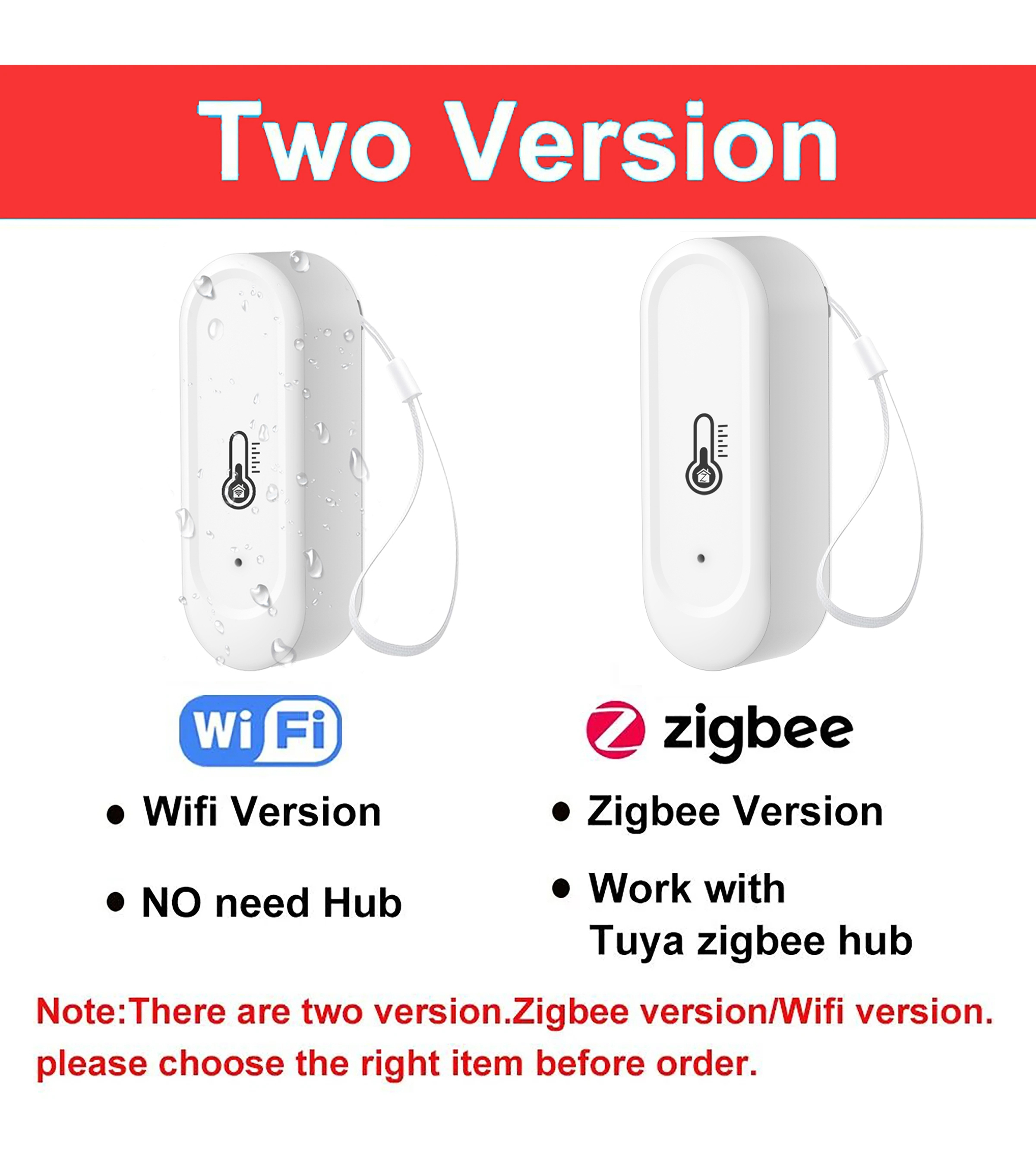 IP65 Zigbee or WiFi Temperatur - Digital Hygrometer Probe recension och pris