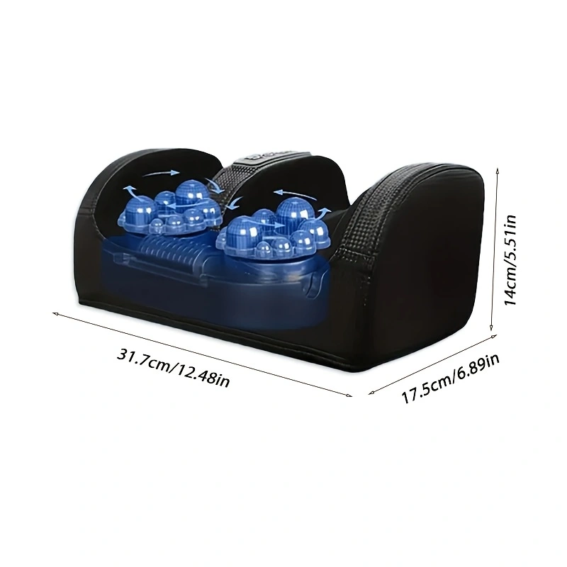Heating and Kneading Foot Mass - Timer Dual Outlet recension och pris