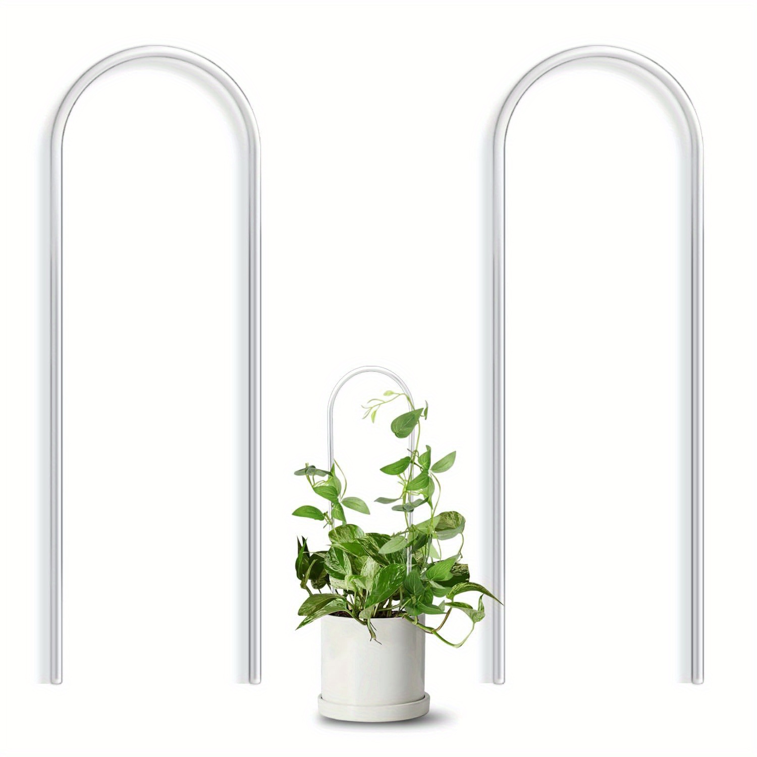 3pc u-shaped acrylic plant cli - Vine Climbing Plastic recension och pris