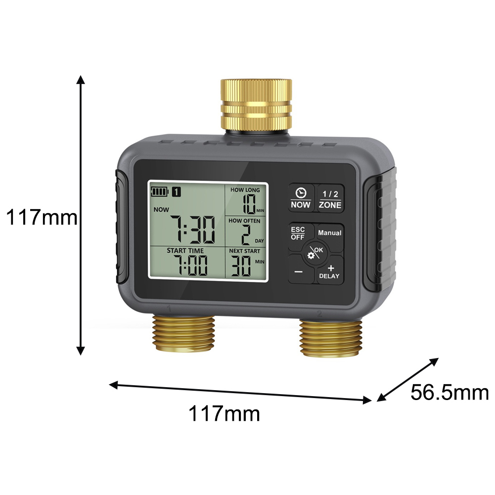 Automatic Controller Battery O - Timer Dual Outlet recension och pris