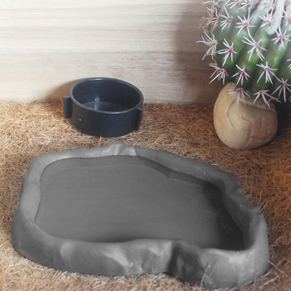 Reptile Feeder Plastic Imitati - Water Dish Reptile recension och pris