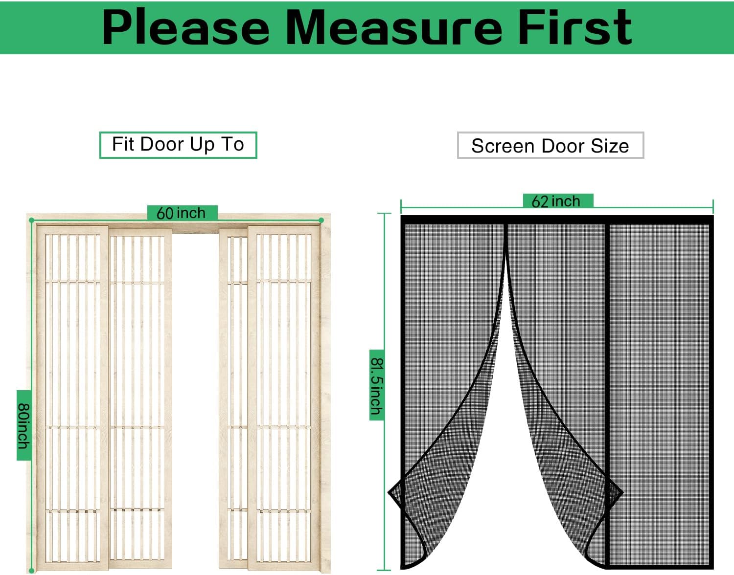 Fiberglass Magnetic Screen Doo - Screen Top Mesh recension och pris